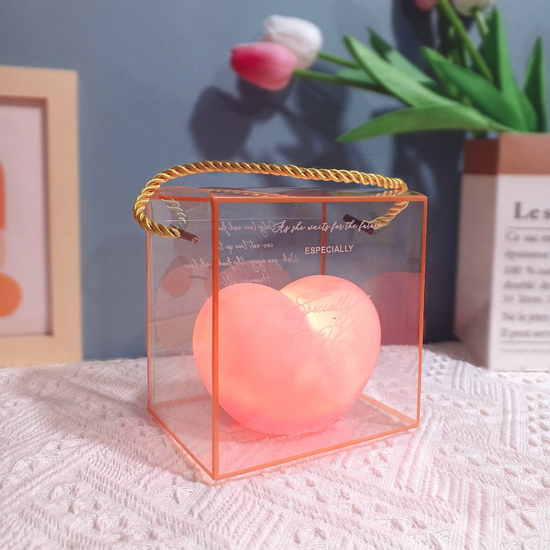 Modern Silicone Creative Heart LED Night Light Table Lamp