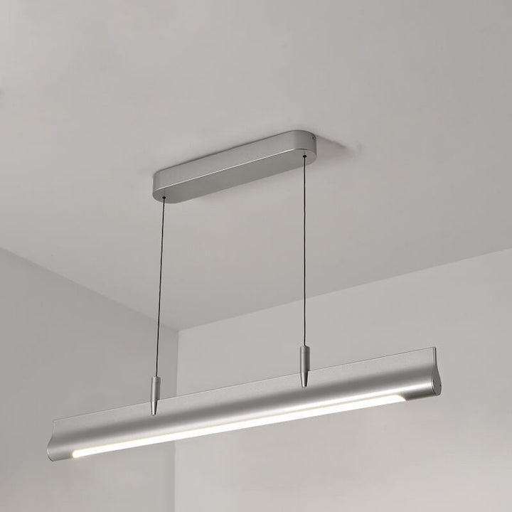 Nordische minimalistische lange Streifen Insel Licht LED hebbare Kronleuchter 
