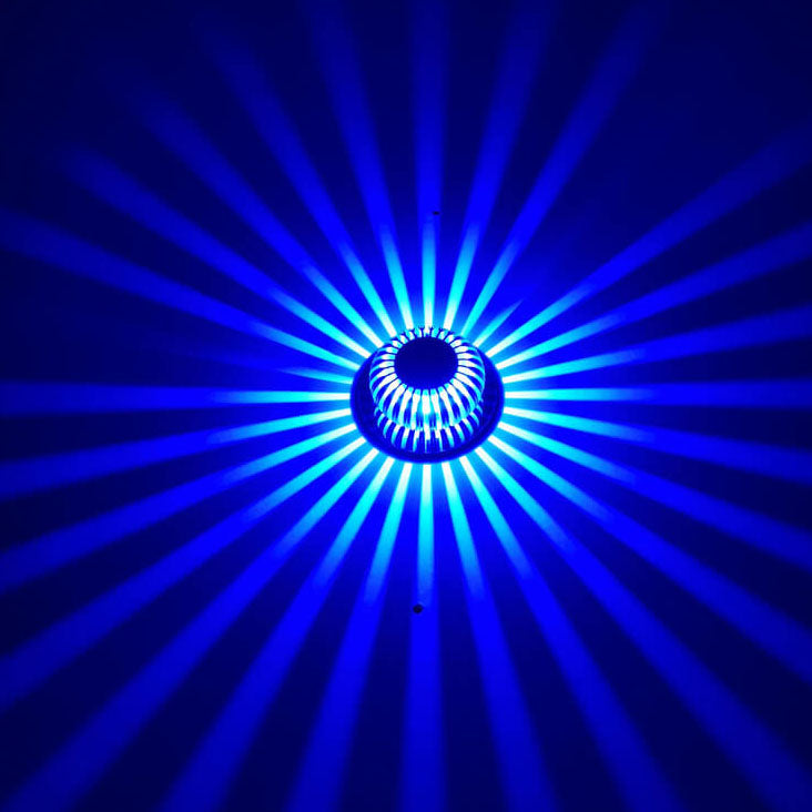 Applique murale LED colorée en aluminium, nid d&