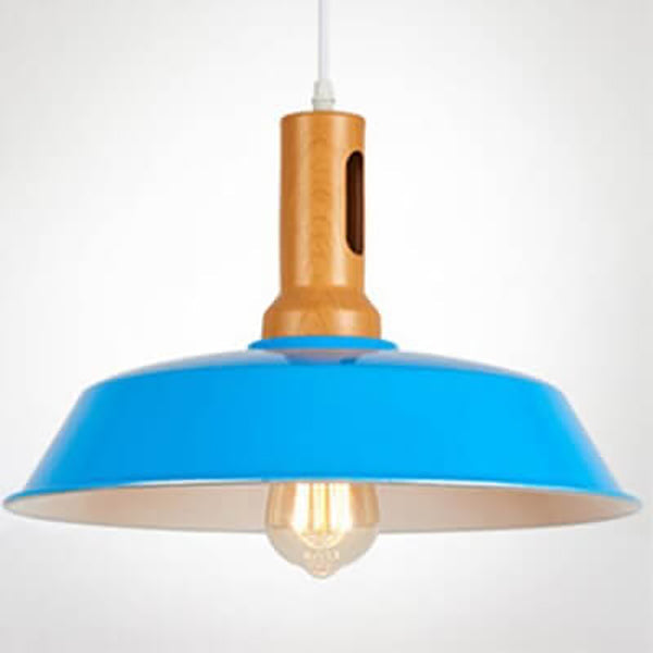 Nordic Industrial Aluminum Barn 1-Light Pendant Light