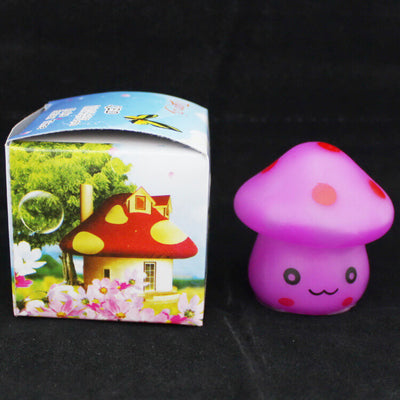Creative Seven Color Emoji Mushroom LED Night Light Table Lamp