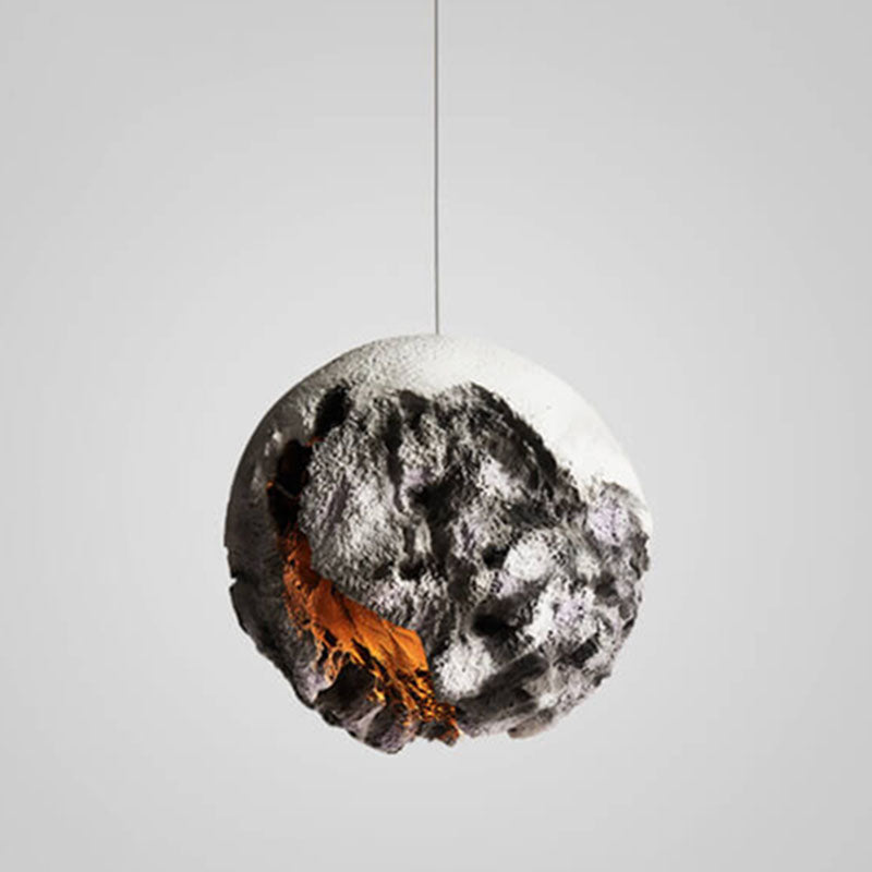 Industrial Style Creative Foam Planet 1-Light Pendant Light