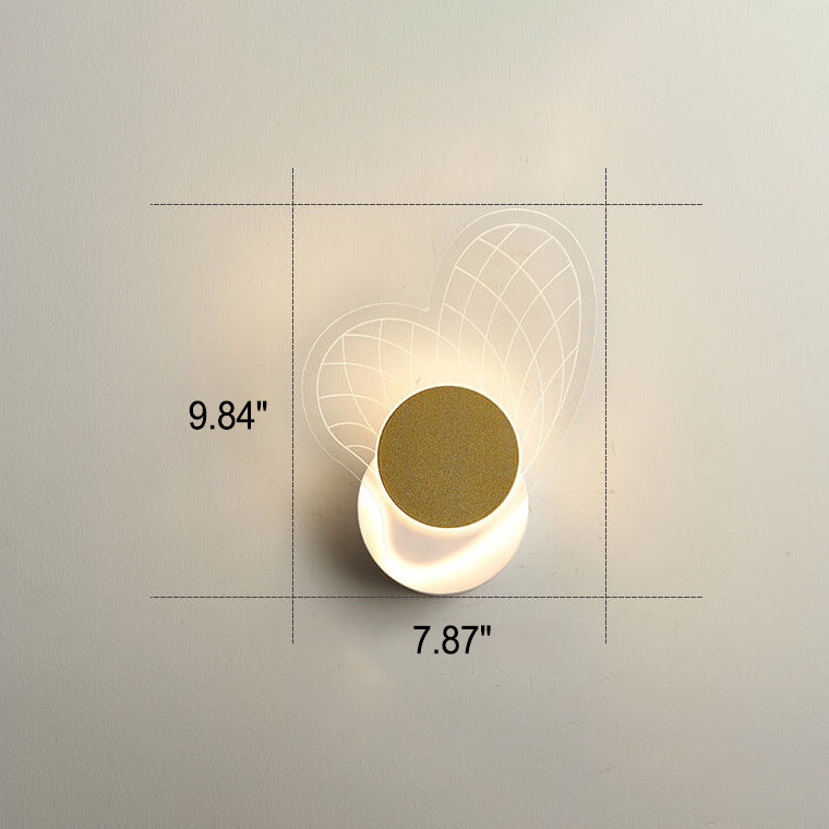 مصباح حائط LED أكريليك هندسي ذهبي فاخر حديث 