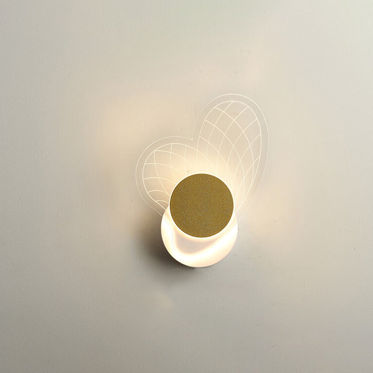 مصباح حائط LED أكريليك هندسي ذهبي فاخر حديث 