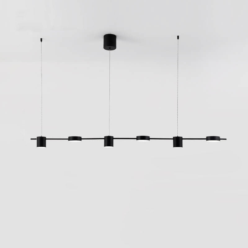 Modern Minimalist Line Round Spotlight LED Island Light Chandelier