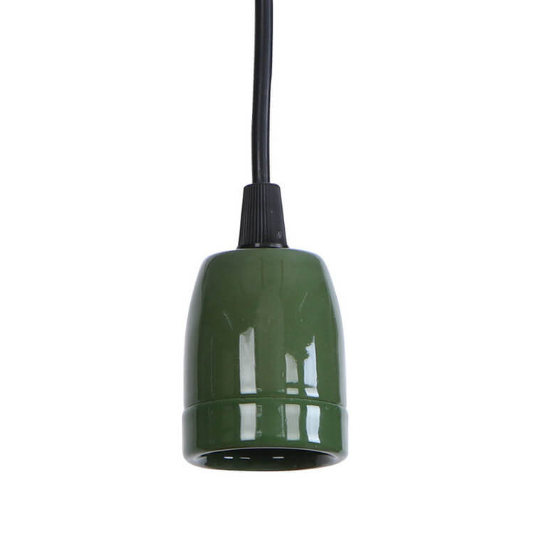 Modern Minimalist Industrial Colorful Solid Color Ceramic 1-Light Pendant Light