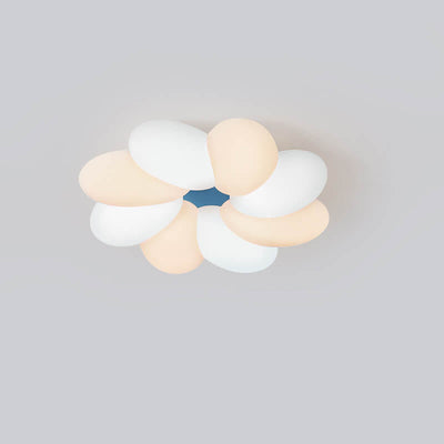 Nordic Creative Colorful Flower LED Flush Mount Ceiling Light