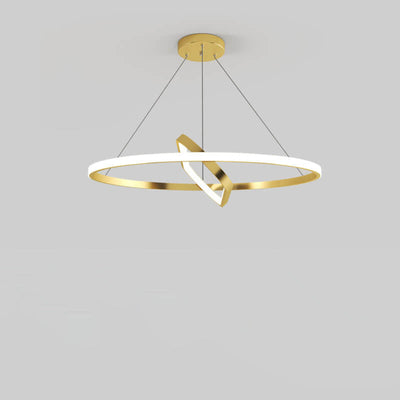 Italian Minimalist Circle Geometry Island Light LED Chandeliers