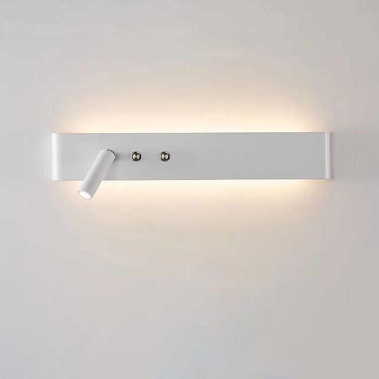 Modern Minimalist Rectangular Aluminum Iron LED Wall Sconce Lamp