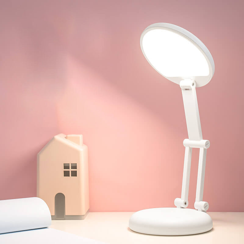 Creative Cat Ear Pink Folding LED Eye Care Desk Lamp