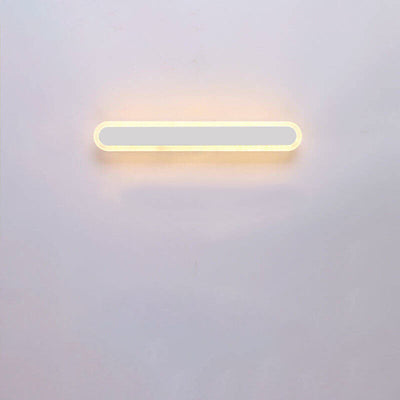Modern Minimalist Long Bar Iron Acrylic LED Wall Sconce Lamp