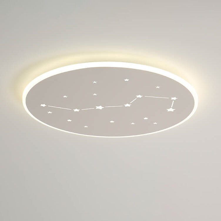 Modern Creative Dipper Round LED Flush Mount Ceiling Light