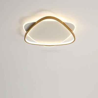 Luz de montaje empotrado LED de acrílico de hierro con triángulo creativo minimalista moderno 