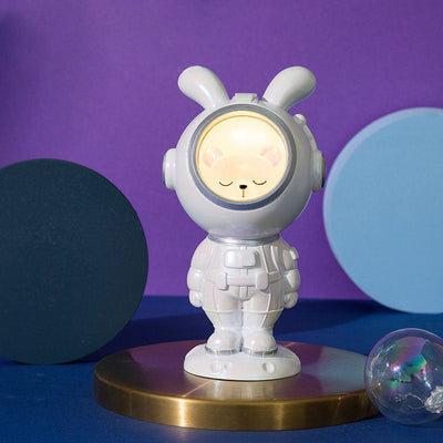 Modern Creative Astronaut Rabbit Duck Resin LED Night Light Table Lamp