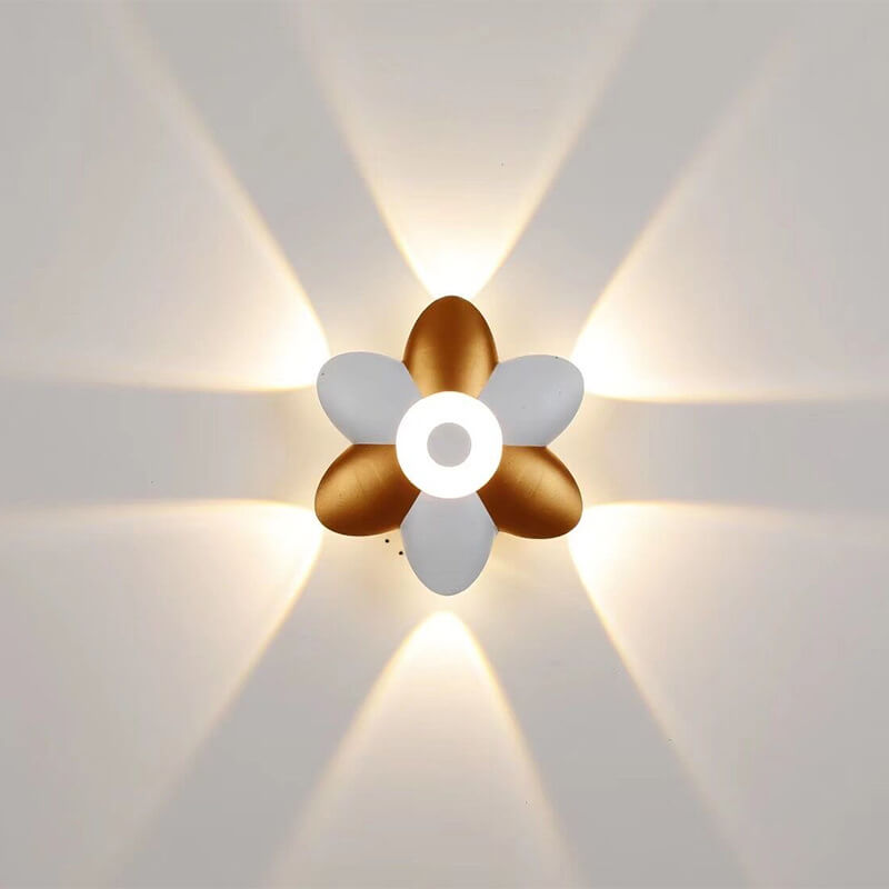 مصباح جداري LED مضيء بتصميم عصري وإبداعي من الألومنيوم 