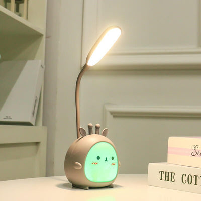 Creative Cartoon Animal Student USB Charging Foldable LED Table Lamp
