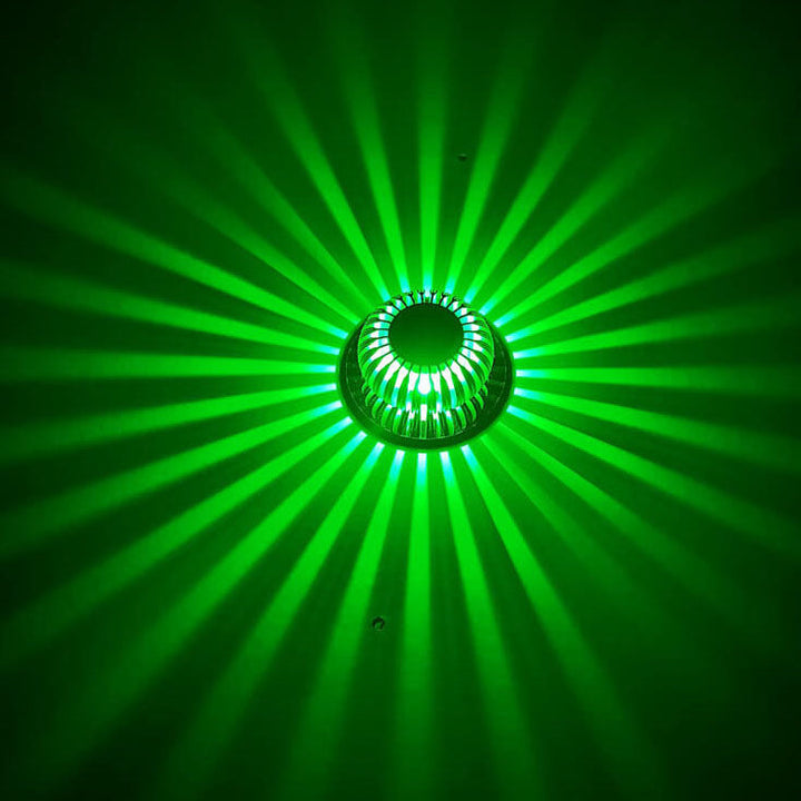 Applique murale LED colorée en aluminium, nid d&