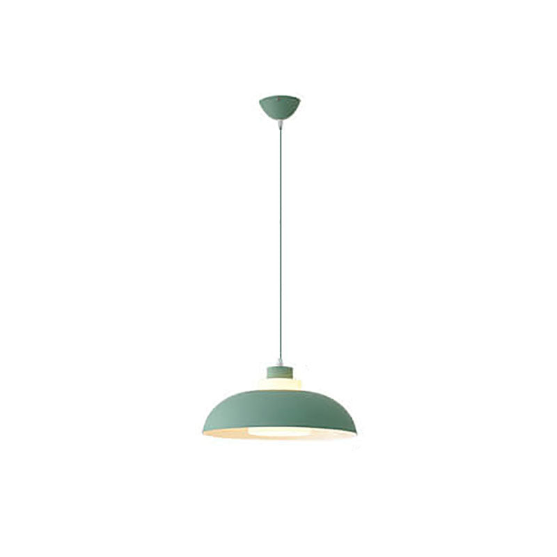 Modern Solid Color Macaron Acrylic Aluminum 1-Light Pendant Light