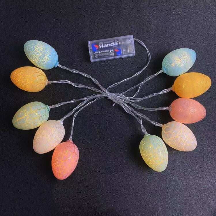 Osterei-String-LED Mehrfarbige Riss-Ei-Dekorative Lichterkette 