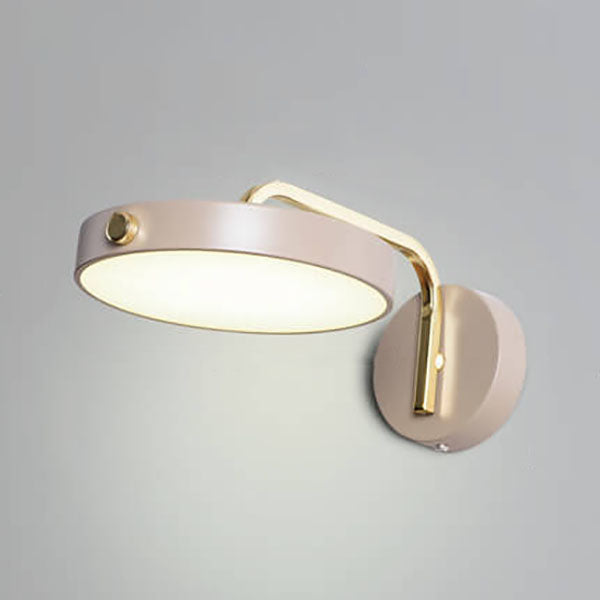 Modern Macaroon Round Iron LED Wall Sconce Lamp