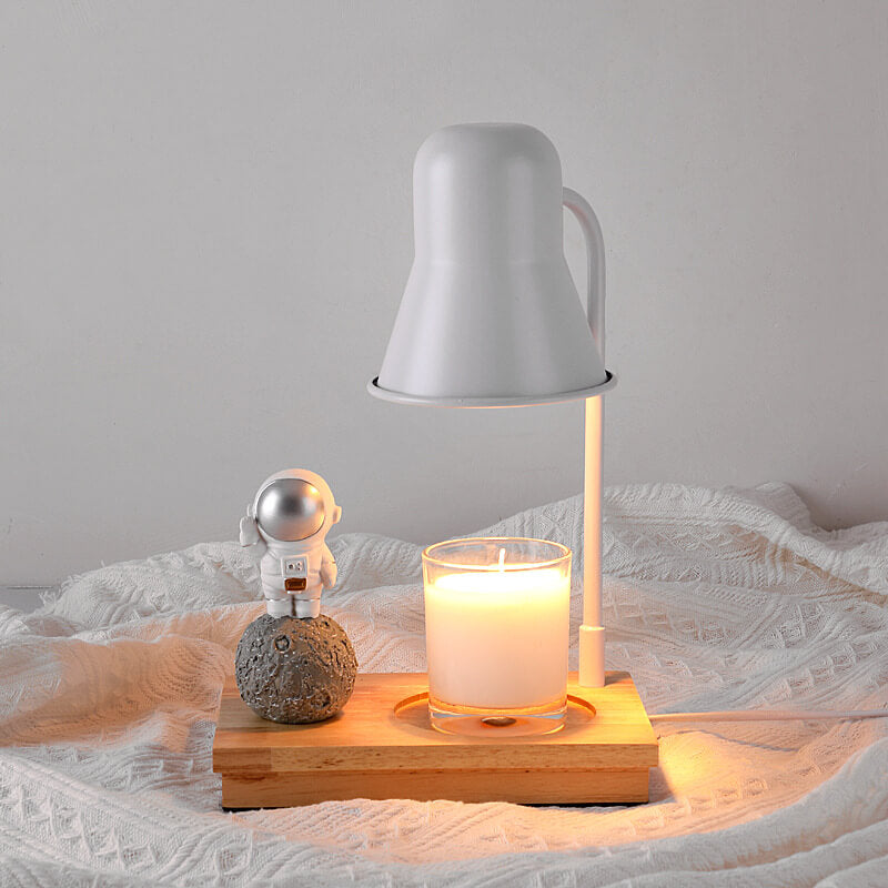 Lampe de table à 2 lumières en cire fondante aromathérapie moderne astronaute 