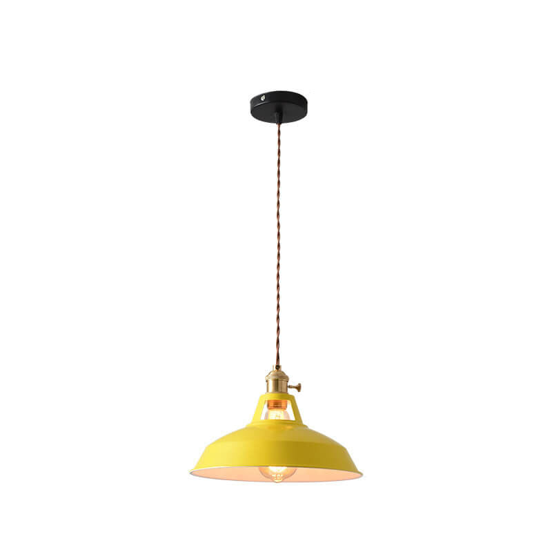 Modern Minimalist Macaroon Iron 1-Light Pendant Light