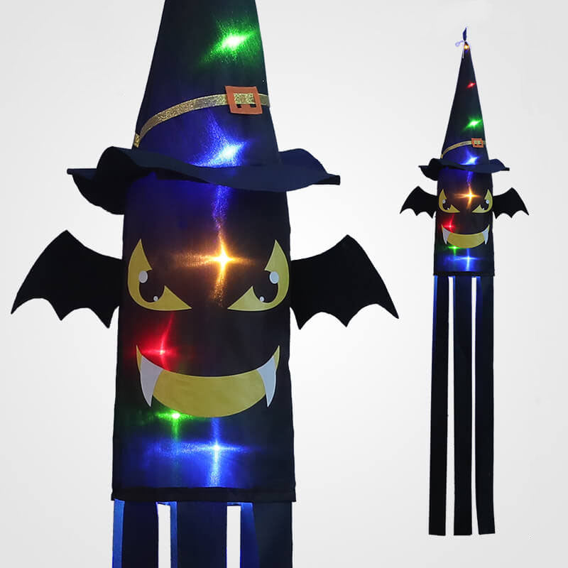 Guirlande lumineuse décorative pour Halloween, fantôme, chauve-souris, citrouille, squelette, fête, Patio 