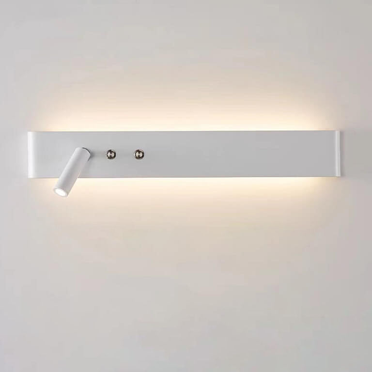 Moderne minimalistische rechteckige Aluminium-Eisen-LED-Wandleuchte 