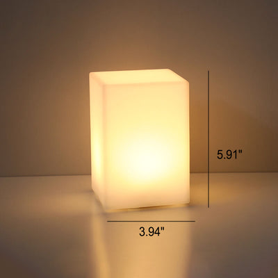 Creative Geometry PE Battery Remote Night Light Decorative Table Lamp