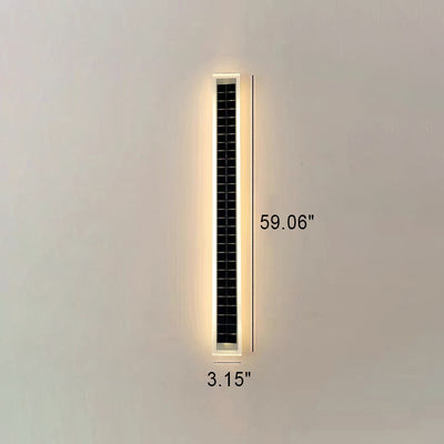 Solar Outdoor Modern Square Cage Body Sensor LED Wandleuchte Lampe 