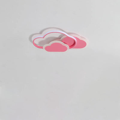 Creative Cartoon Acrylic Cloud Design LED Flush Mount Ceiling Light