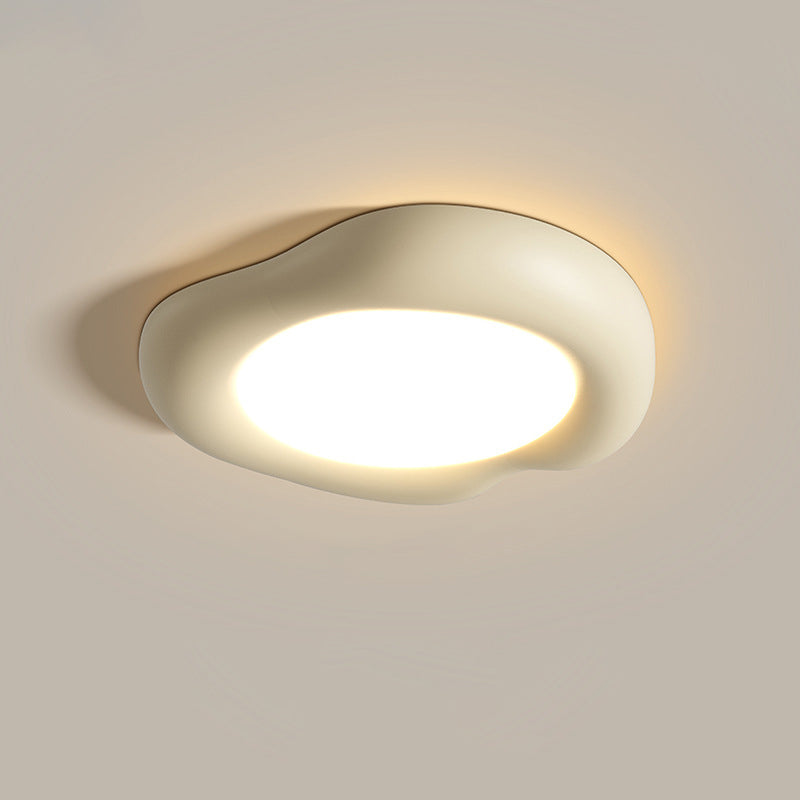 Modern Minimalist Apple Shape Solid Color LED Flush Mount Ceiling Light