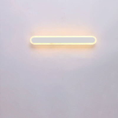 Modern Minimalist Long Bar Iron Acrylic LED Wall Sconce Lamp