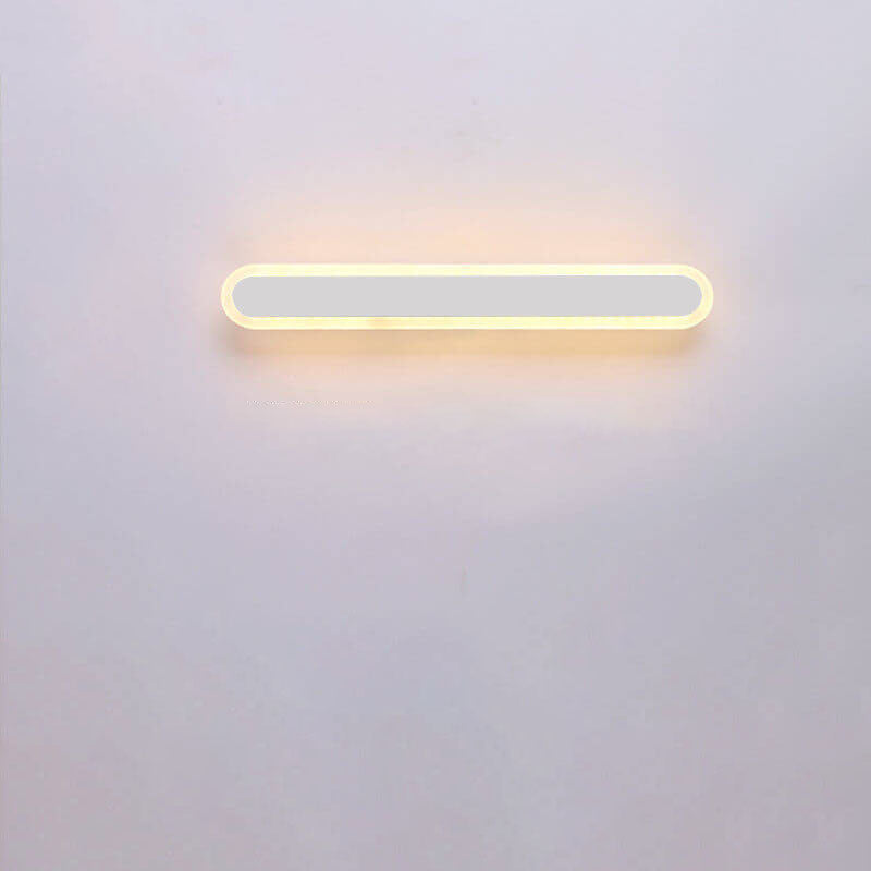 Modern Minimalist Long Bar Iron Acrylic LED Wall Sconce Lamp