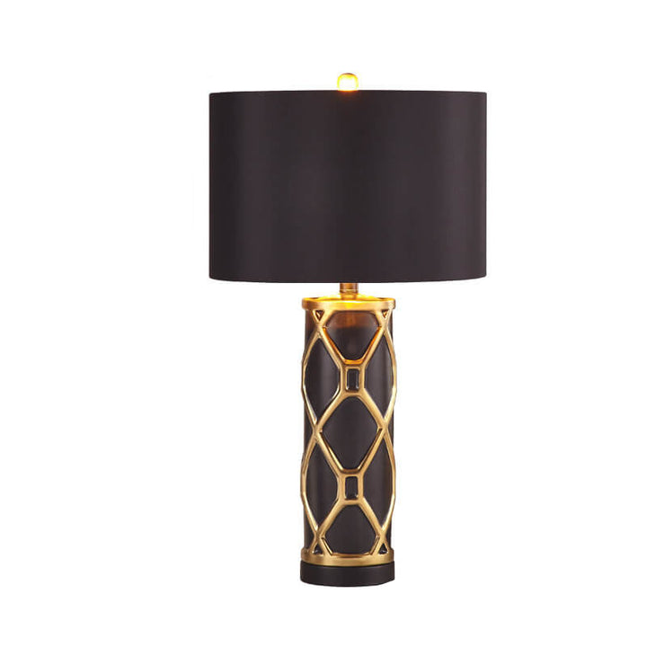 Lampe de table en céramique Nordic Light Luxury à 1 lumière 