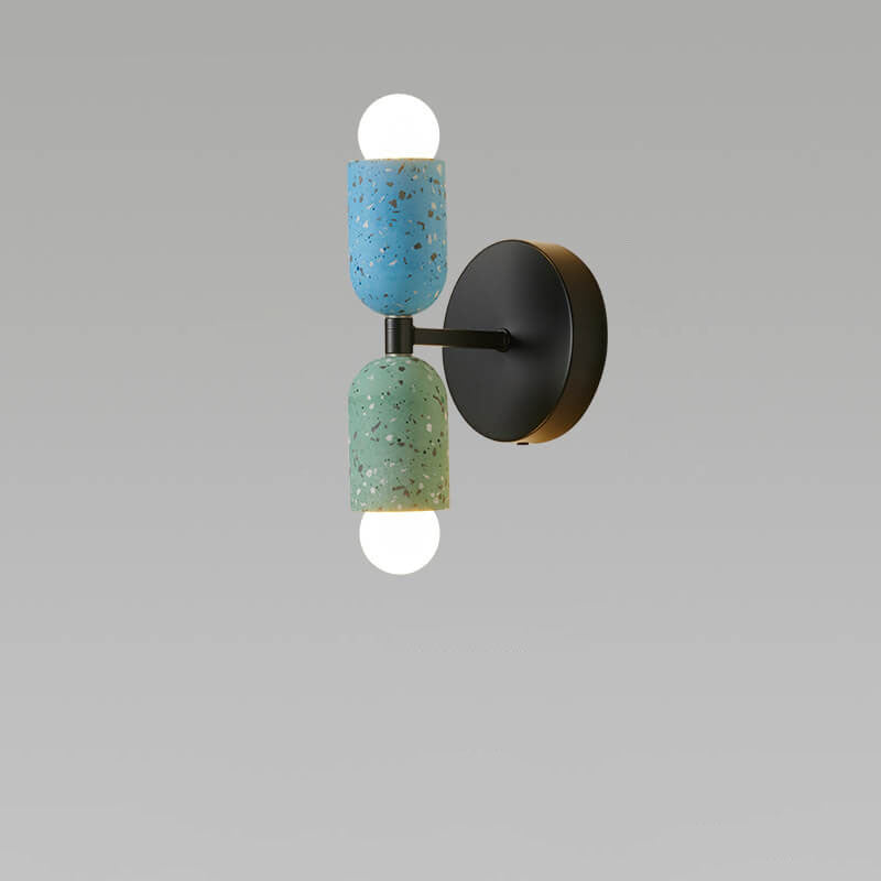Nordisches modernes Marmor-Wanduhr-Design 1-Licht-Wandleuchte 