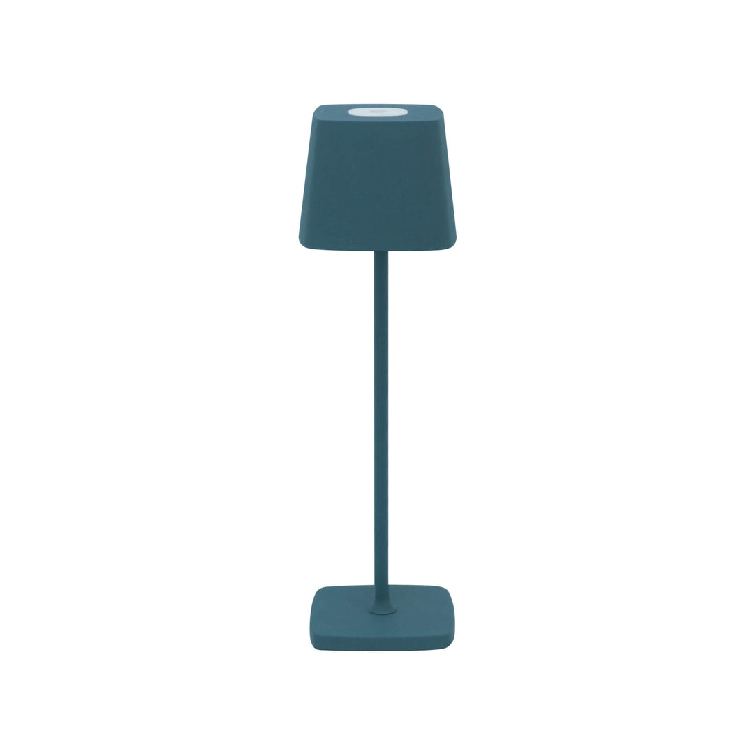 Modern Minimalist Square Solid Color Aluminum USB Rechargeable LED Night Light Table Lamp