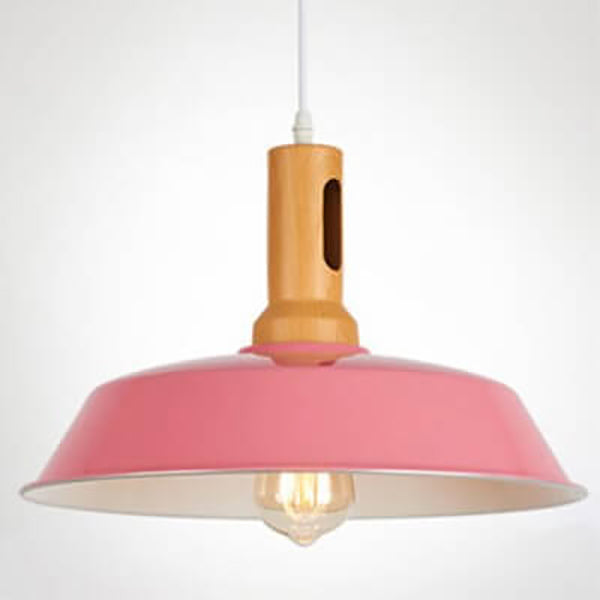 Nordic Industrial Aluminum Barn 1-Light Pendant Light