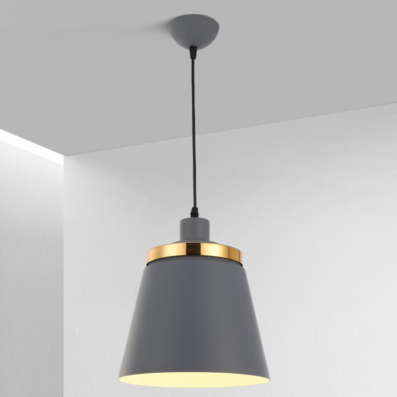 Nordic Industrial Simple Iron Art 1-Light Pendant Light