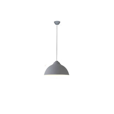 Modern Solid Color Macaron Iron Aluminum 1-Light Pendant Light