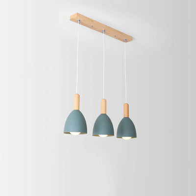 Nordic Minimalist Macaron Solid Color 1/3-Light Chandelier