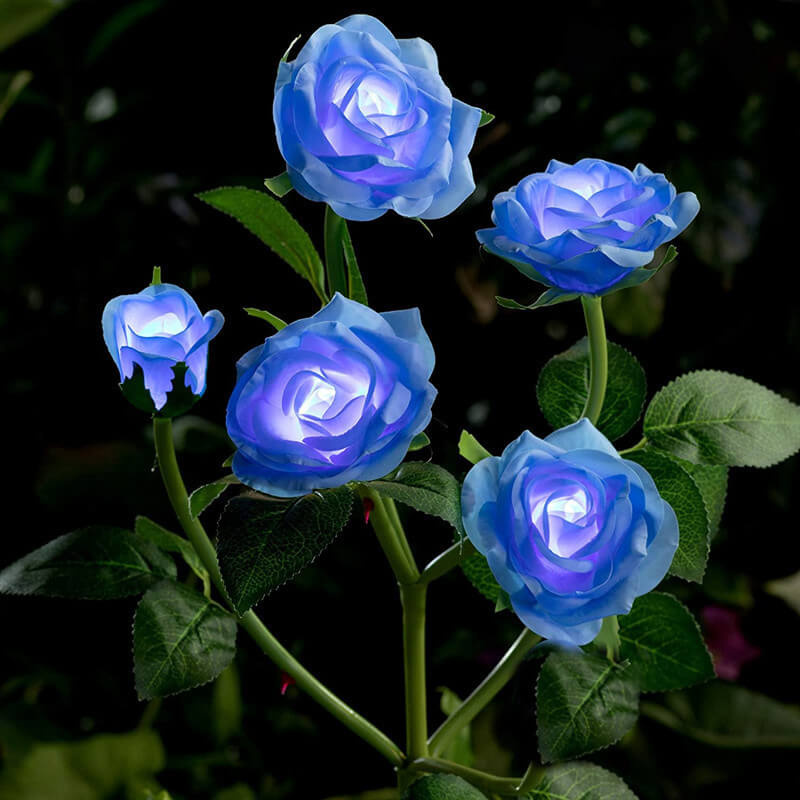 Fleurs Modernes Solaire Extérieur Pelouse LED Jardin Enfouissement Lumière Paysage 