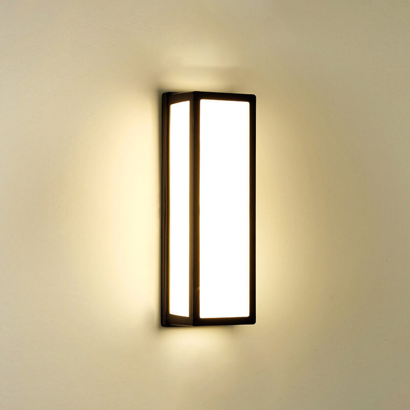 مصباح شرفة LED مقاوم للماء من الألومنيوم بتصميم هندسي عصري وإبداعي 