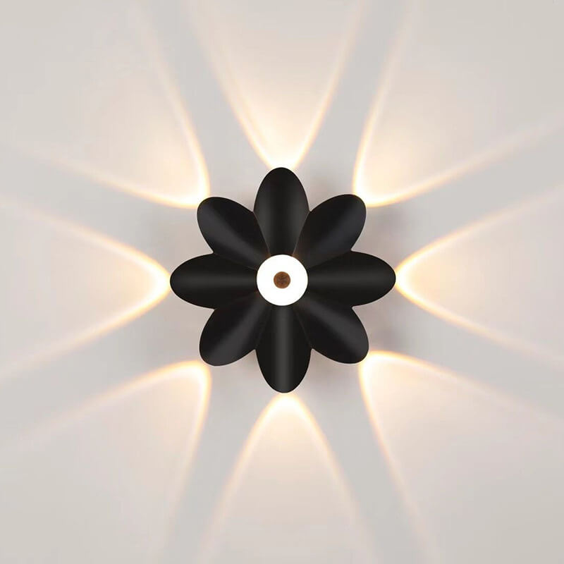 مصباح جداري LED مضيء بتصميم عصري وإبداعي من الألومنيوم 