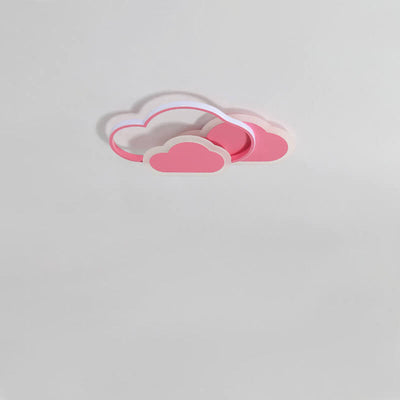 Plafonnier LED à montage encastré en forme de nuage en acrylique, dessin animé créatif