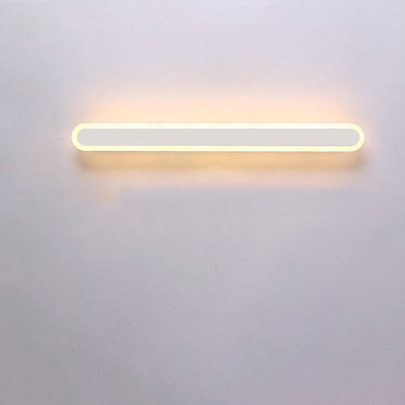 Modern Minimalist Long Bar Iron Acrylic LED Wall Sconce Lamp