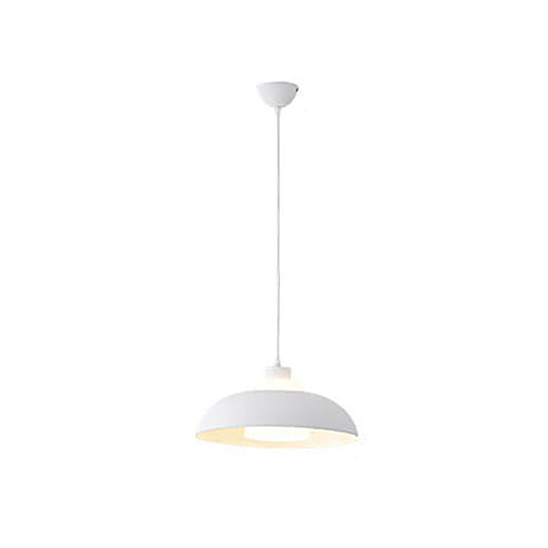 Modern Solid Color Macaron Acrylic Aluminum 1-Light Pendant Light