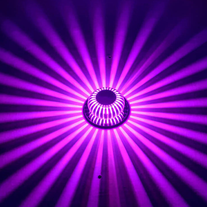 Applique murale LED colorée en aluminium, nid d&