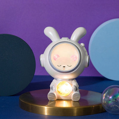 Modern Creative Astronaut Rabbit Duck Resin LED Night Light Table Lamp