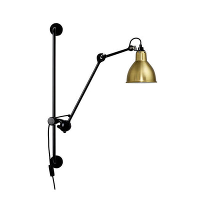 Industrial Vintage Iron Long Pole Swing Arm 1-Light Wall Sconce Lamp